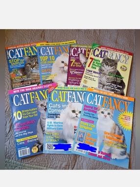 Lot Of 7 Magazine Collection for Cat Lovers